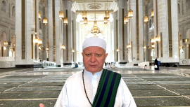 Поздравление муфтия Духовного собрания мусульман России Альбира хазрата Крганова по случаю наступления благословенного месяца