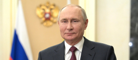 Президент России Владимир Путин поздравил главу ДСМР, муфтия Альбира Крганова с Днем Победы